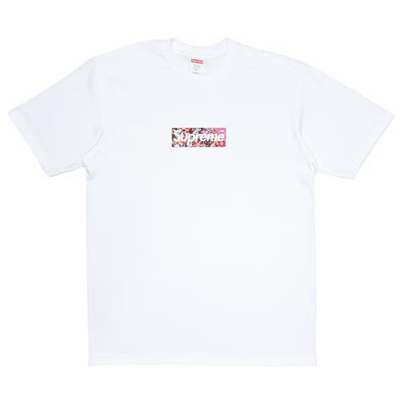 SUPREME | takashi murakami covid 19 relief box tee logo - Picture 1 of 8